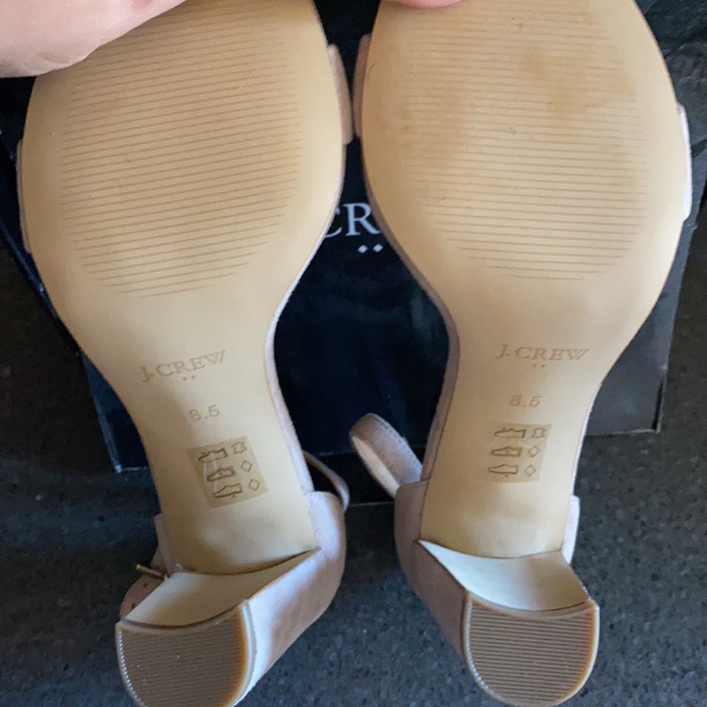 J Crew Factory Open Toe Block Heels - image 2